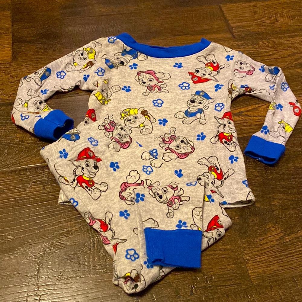 Paw patrol 2-piece matching pajama set 18m chase Marshall